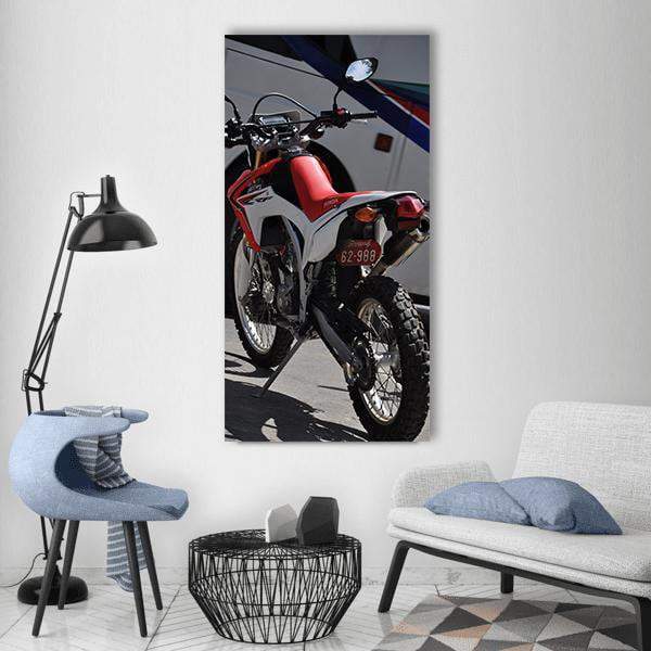 Sports Bike Vertical Canvas Wall Art-1 Vertical-Gallery Wrap-12" x 24"-Tiaracle