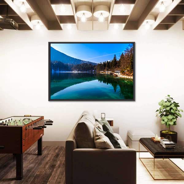 Spring In The Alpine Lake Canvas Wall Art-3 Horizontal-Gallery Wrap-25" x 16"-Tiaracle