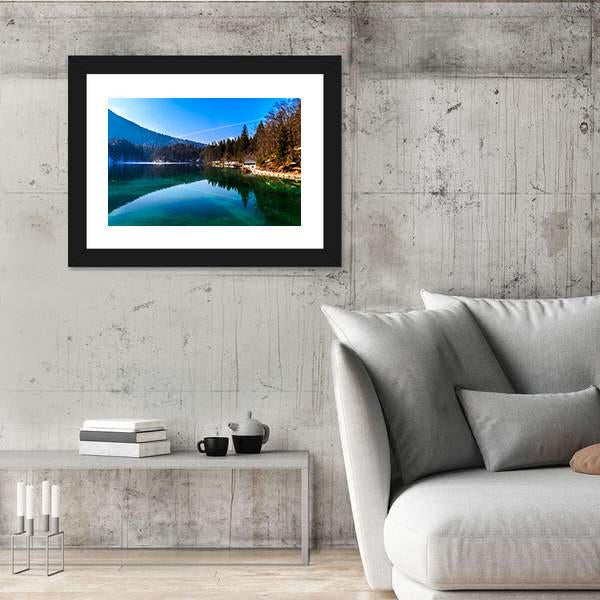 Spring In The Alpine Lake Canvas Wall Art-3 Horizontal-Gallery Wrap-25" x 16"-Tiaracle