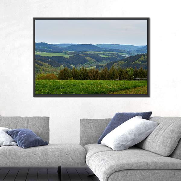 Spring In The Eifel Canvas Wall Art-3 Horizontal-Gallery Wrap-25" x 16"-Tiaracle