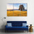 Spring Landscape With Tree And Sun Canvas Wall Art-3 Horizontal-Gallery Wrap-37" x 24"-Tiaracle