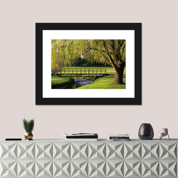 Spring Scene Canvas Wall Art-1 Piece-Framed Print-20" x 16"-Tiaracle