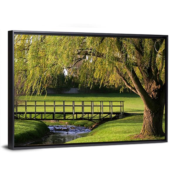 Spring Scene Canvas Wall Art-3 Horizontal-Gallery Wrap-25" x 16"-Tiaracle