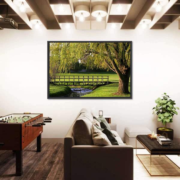 Spring Scene Canvas Wall Art-3 Horizontal-Gallery Wrap-25" x 16"-Tiaracle