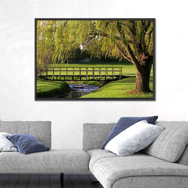 Spring Scene Canvas Wall Art-3 Horizontal-Gallery Wrap-25" x 16"-Tiaracle