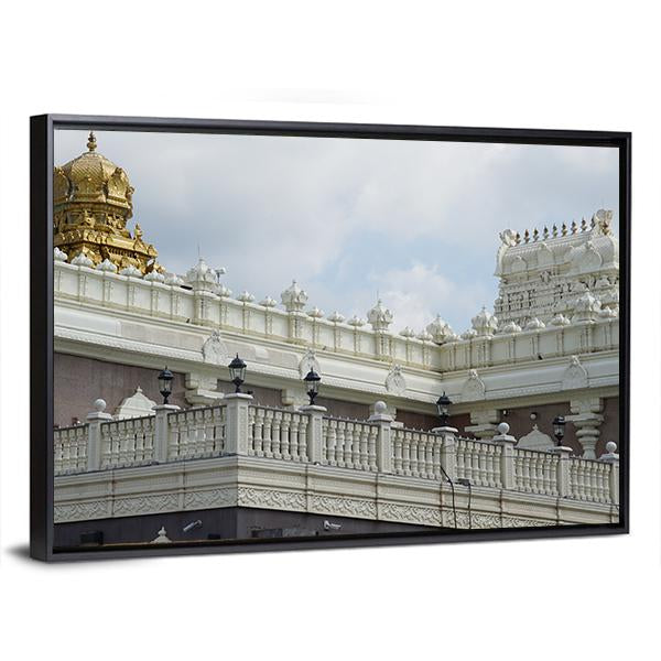 Sri Venkateswara Temple In New Jersey Canvas Wall Art-3 Horizontal-Gallery Wrap-25" x 16"-Tiaracle