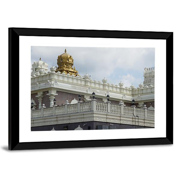 Sri Venkateswara Temple In New Jersey Canvas Wall Art-3 Horizontal-Gallery Wrap-25" x 16"-Tiaracle