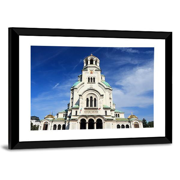St. Alexander Nevsky Cathedral Vertical Canvas Wall Art-3 Vertical-Gallery Wrap-12" x 25"-Tiaracle