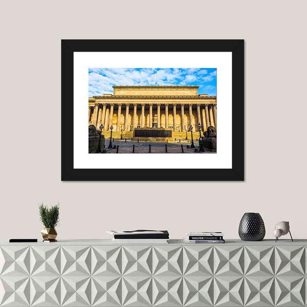 St George Hall Canvas Wall Art-1 Piece-Framed Print-20" x 16"-Tiaracle