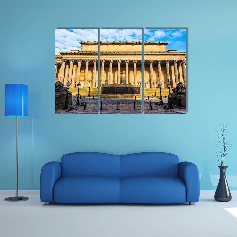 St George Hall Canvas Wall Art-3 Horizontal-Gallery Wrap-37" x 24"-Tiaracle