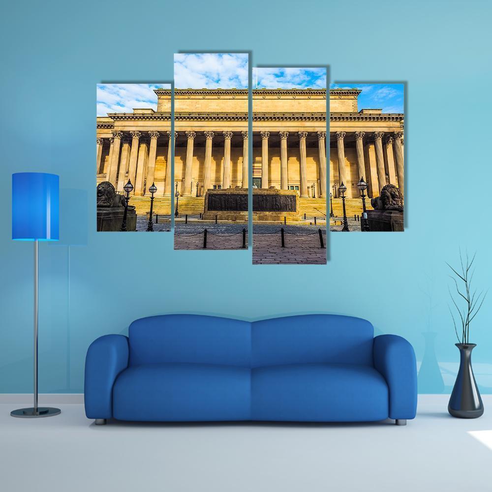 St George Hall Canvas Wall Art-4 Pop-Gallery Wrap-50" x 32"-Tiaracle