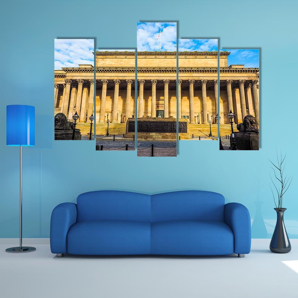 St George Hall Canvas Wall Art-5 Pop-Gallery Wrap-47" x 32"-Tiaracle