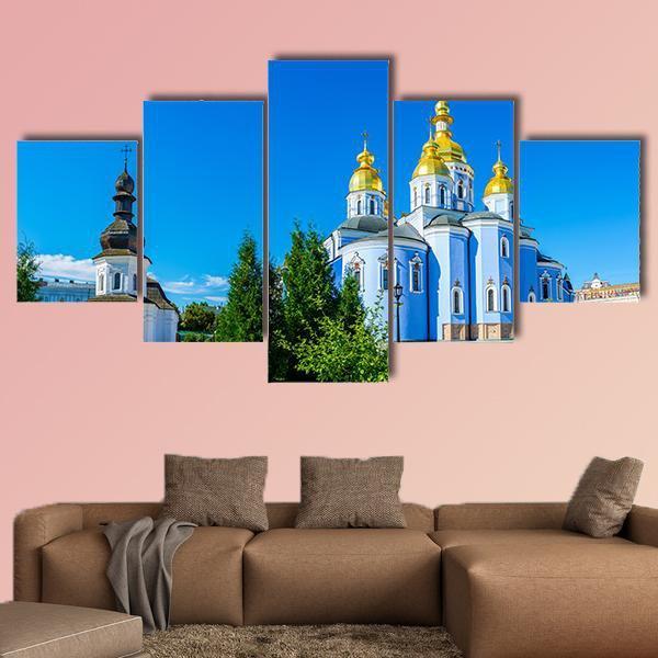 St John And Cathedral Of St Michael's Canvas Wall Art-5 Star-Gallery Wrap-62" x 32"-Tiaracle