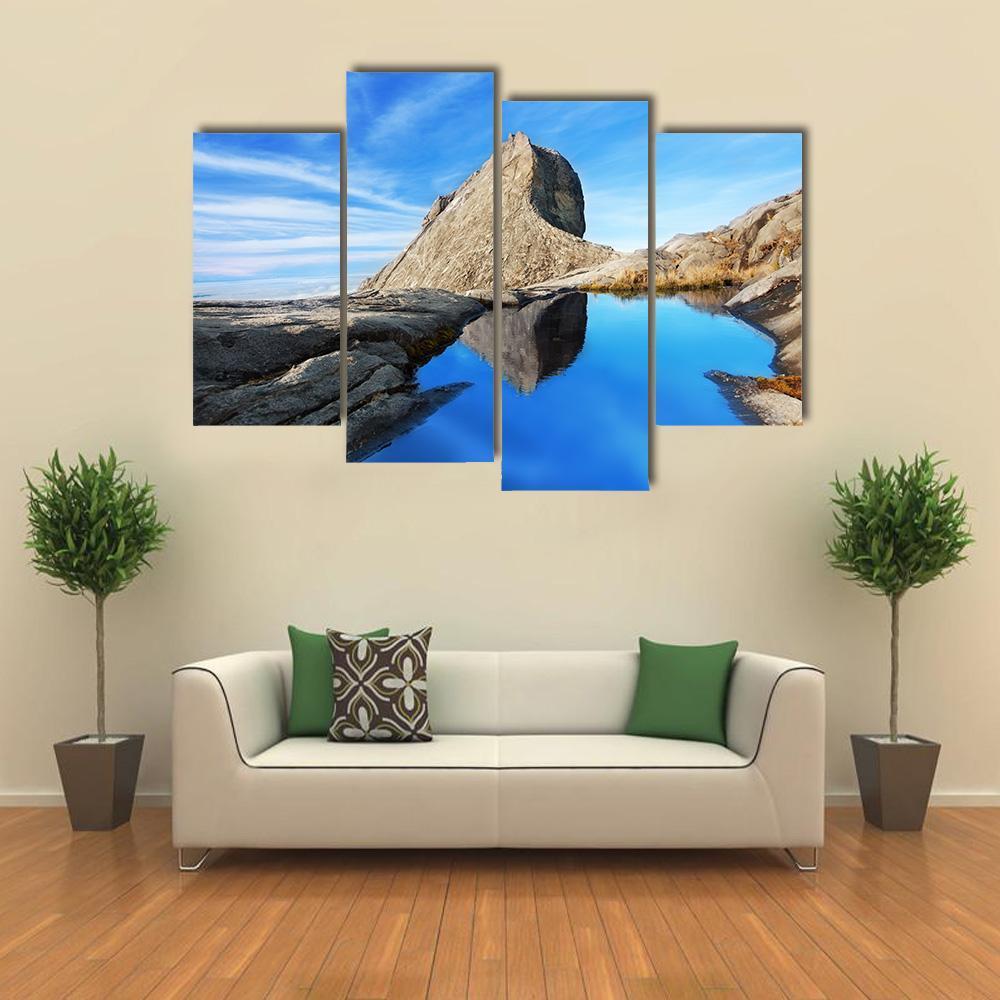 St John's Peak Canvas Wall Art-4 Pop-Gallery Wrap-50" x 32"-Tiaracle