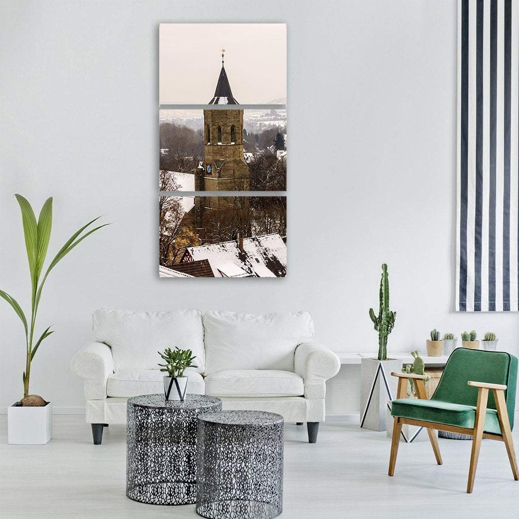 St Michael's Church In Germany Vertical Canvas Wall Art-3 Vertical-Gallery Wrap-12" x 25"-Tiaracle