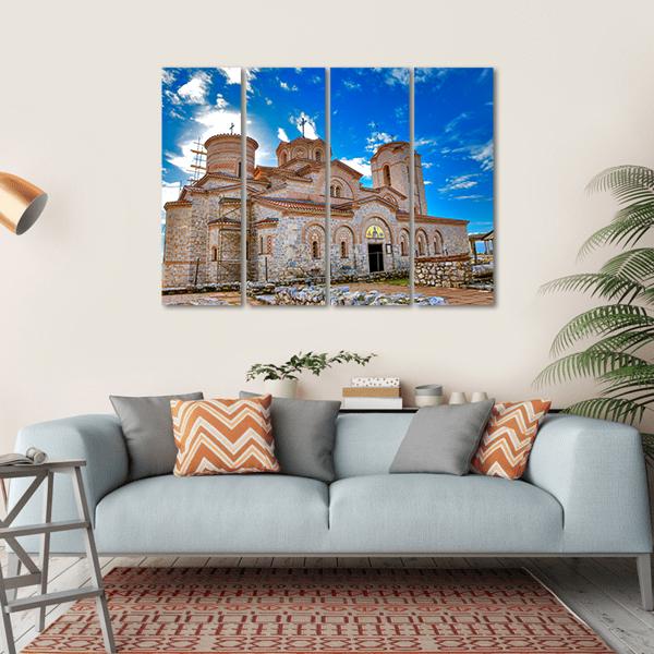 St Pantelejmon In Ohrid Macedonia Canvas Wall Art-4 Horizontal-Gallery Wrap-34" x 24"-Tiaracle