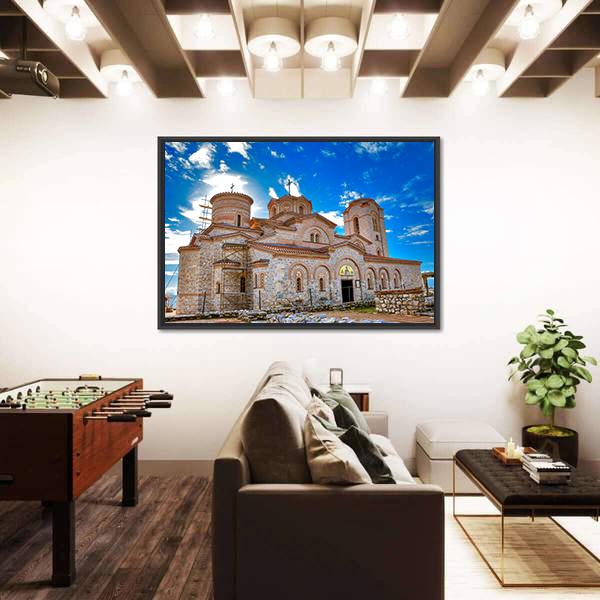 St Pantelejmon In Ohrid Macedonia Canvas Wall Art-5 Horizontal-Gallery Wrap-22" x 12"-Tiaracle