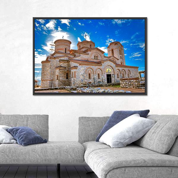 St Pantelejmon In Ohrid Macedonia Canvas Wall Art-5 Horizontal-Gallery Wrap-22" x 12"-Tiaracle