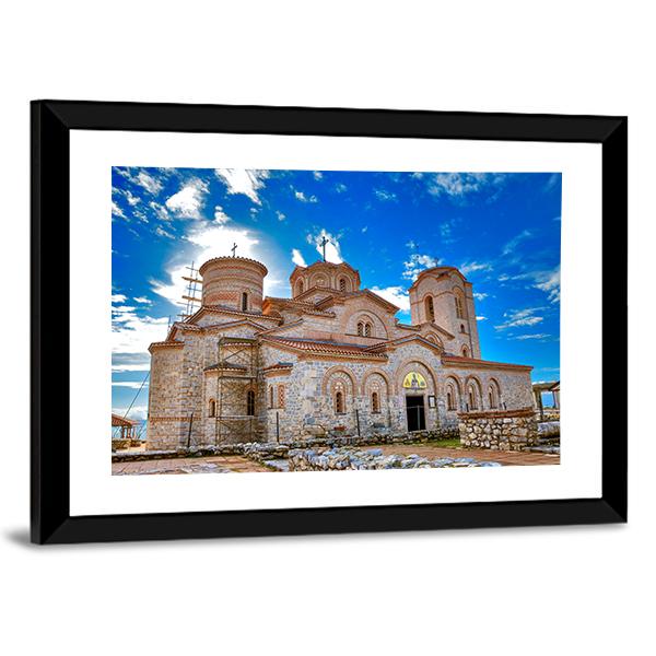St Pantelejmon In Ohrid Macedonia Canvas Wall Art-5 Horizontal-Gallery Wrap-22" x 12"-Tiaracle