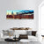 St Paul's Cathedral And Millennium Bridge Panoramic Canvas Wall Art-3 Piece-25" x 08"-Tiaracle