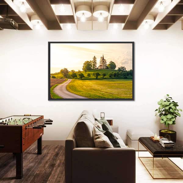 St Peter And Pauls Church In Czech Republic Canvas Wall Art-5 Horizontal-Gallery Wrap-22" x 12"-Tiaracle