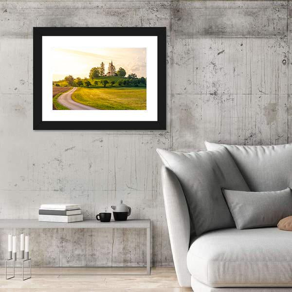 St Peter And Pauls Church In Czech Republic Canvas Wall Art-5 Horizontal-Gallery Wrap-22" x 12"-Tiaracle