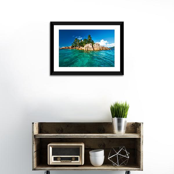 St. Pierre Island At Seychelles Canvas Wall Art-3 Horizontal-Gallery Wrap-25" x 16"-Tiaracle