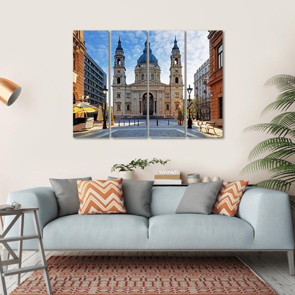 St Stephen's Basilica Canvas Wall Art-4 Horizontal-Gallery Wrap-34" x 24"-Tiaracle