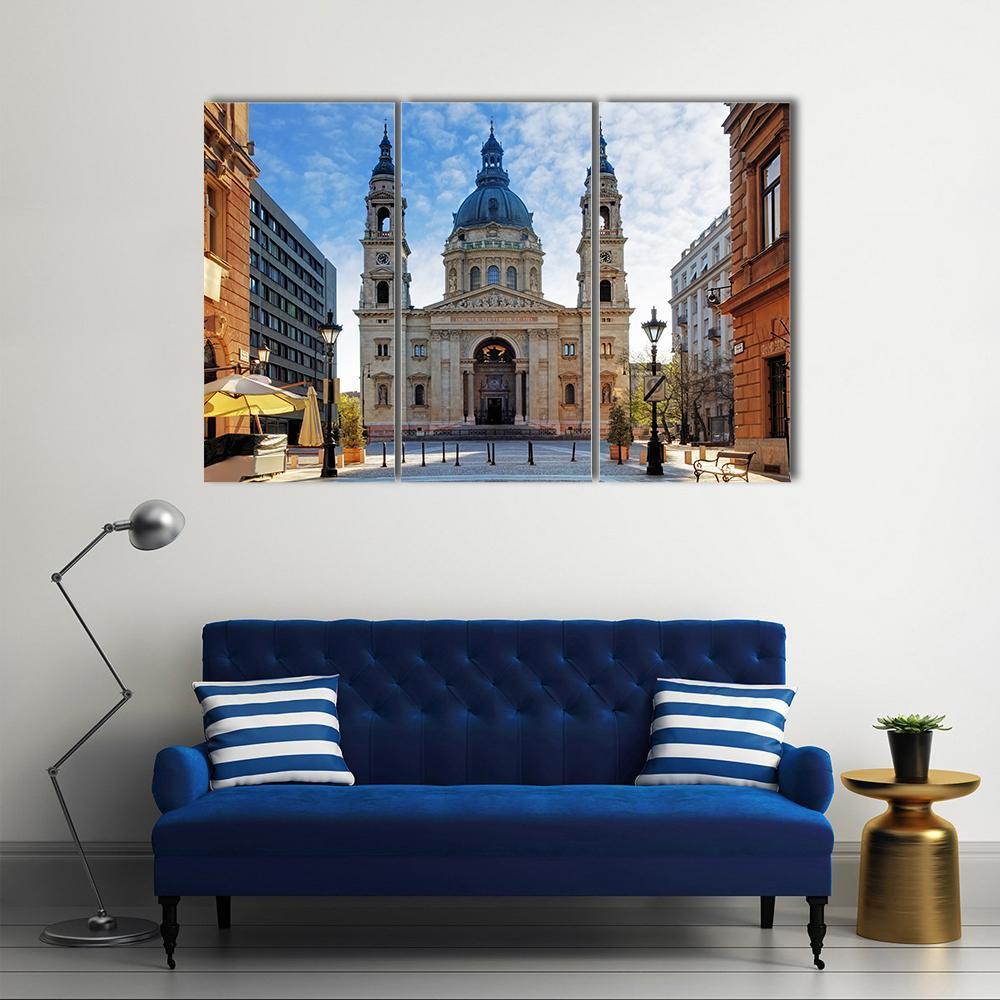 St Stephen's Basilica Canvas Wall Art-3 Horizontal-Gallery Wrap-37" x 24"-Tiaracle