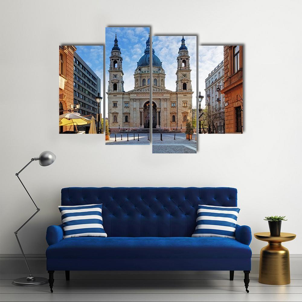 St Stephen's Basilica Canvas Wall Art-4 Pop-Gallery Wrap-50" x 32"-Tiaracle
