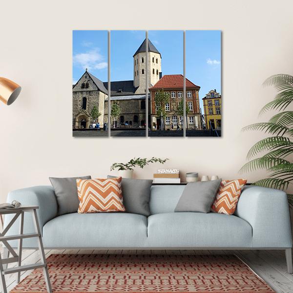 St Ulrich Church In North Rhine Germany Canvas Wall Art-4 Horizontal-Gallery Wrap-34" x 24"-Tiaracle