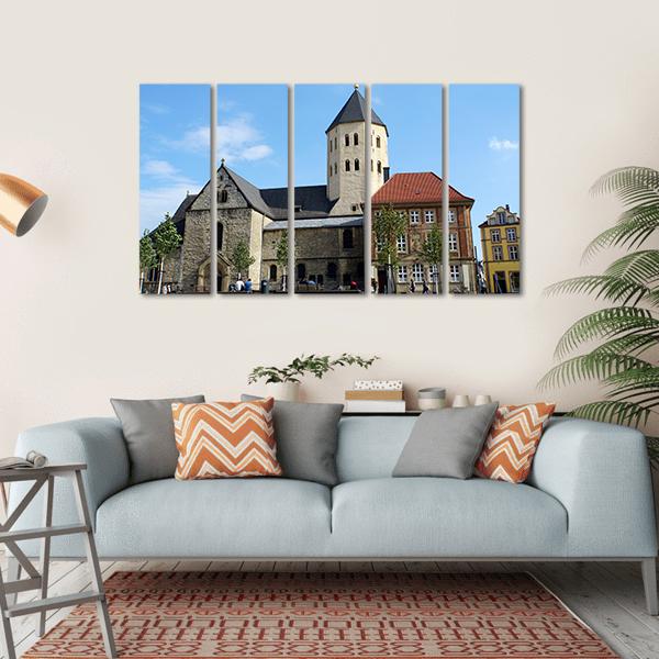 St Ulrich Church In North Rhine Germany Canvas Wall Art-5 Horizontal-Gallery Wrap-22" x 12"-Tiaracle