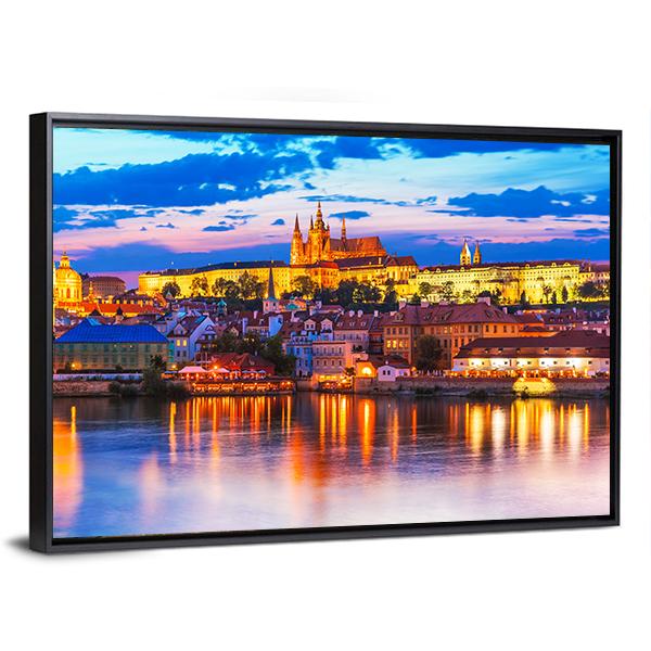 St Vitus Cathedral In Prague Canvas Wall Art-5 Horizontal-Gallery Wrap-22" x 12"-Tiaracle