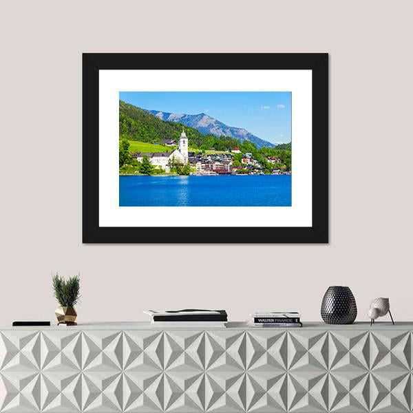 St Wolfgang Catholic Church Canvas Wall Art-1 Piece-Framed Print-20" x 16"-Tiaracle