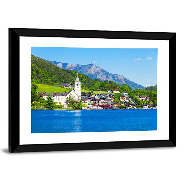 St Wolfgang Catholic Church Canvas Wall Art-3 Horizontal-Gallery Wrap-25" x 16"-Tiaracle