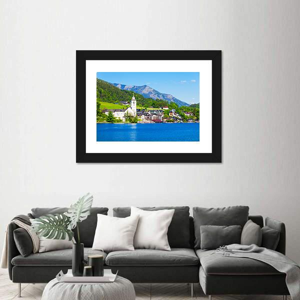 St Wolfgang Catholic Church Canvas Wall Art-3 Horizontal-Gallery Wrap-25" x 16"-Tiaracle
