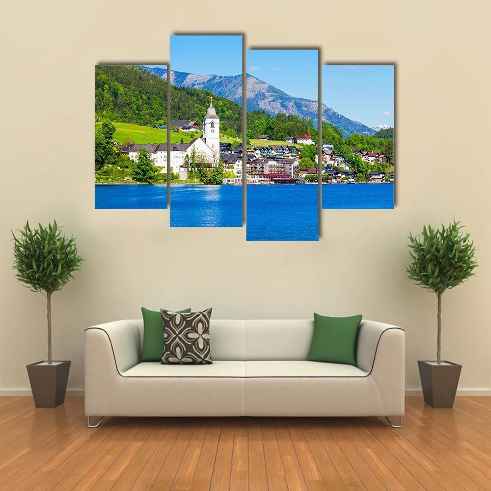 St Wolfgang Catholic Church Canvas Wall Art-4 Pop-Gallery Wrap-50" x 32"-Tiaracle