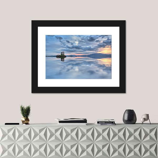 Stalker Castle In Scotland Canvas Wall Art-1 Piece-Framed Print-20" x 16"-Tiaracle
