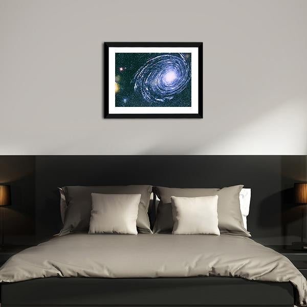 Starry Outer Space Canvas Wall Art-3 Horizontal-Gallery Wrap-25" x 16"-Tiaracle