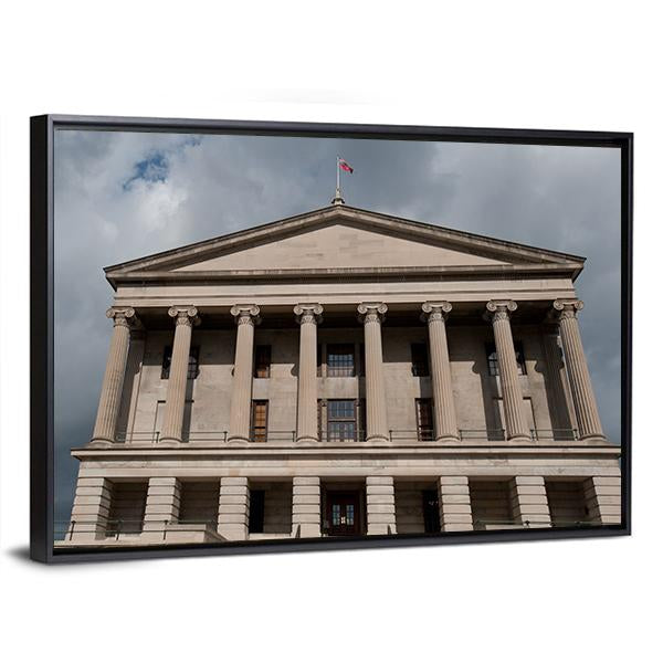 State Capitol In Nashville Canvas Wall Art-3 Horizontal-Gallery Wrap-25" x 16"-Tiaracle