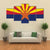 State Of Arizona Flag Canvas Wall Art-5 Pop-Gallery Wrap-47" x 32"-Tiaracle