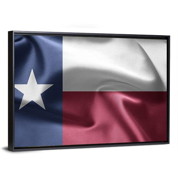 State Of Texas Flag Canvas Wall Art-3 Horizontal-Gallery Wrap-25" x 16"-Tiaracle