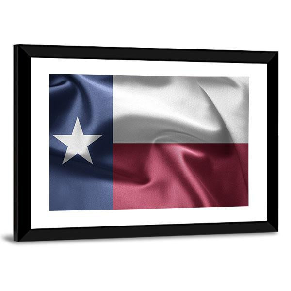 State Of Texas Flag Canvas Wall Art-3 Horizontal-Gallery Wrap-25" x 16"-Tiaracle