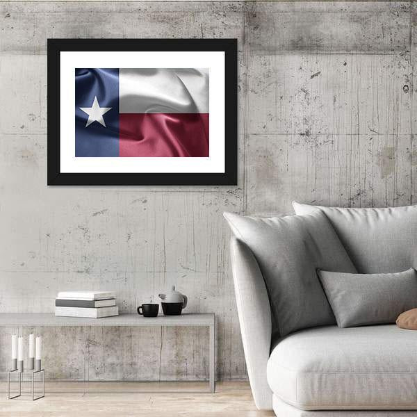 State Of Texas Flag Canvas Wall Art-3 Horizontal-Gallery Wrap-25" x 16"-Tiaracle