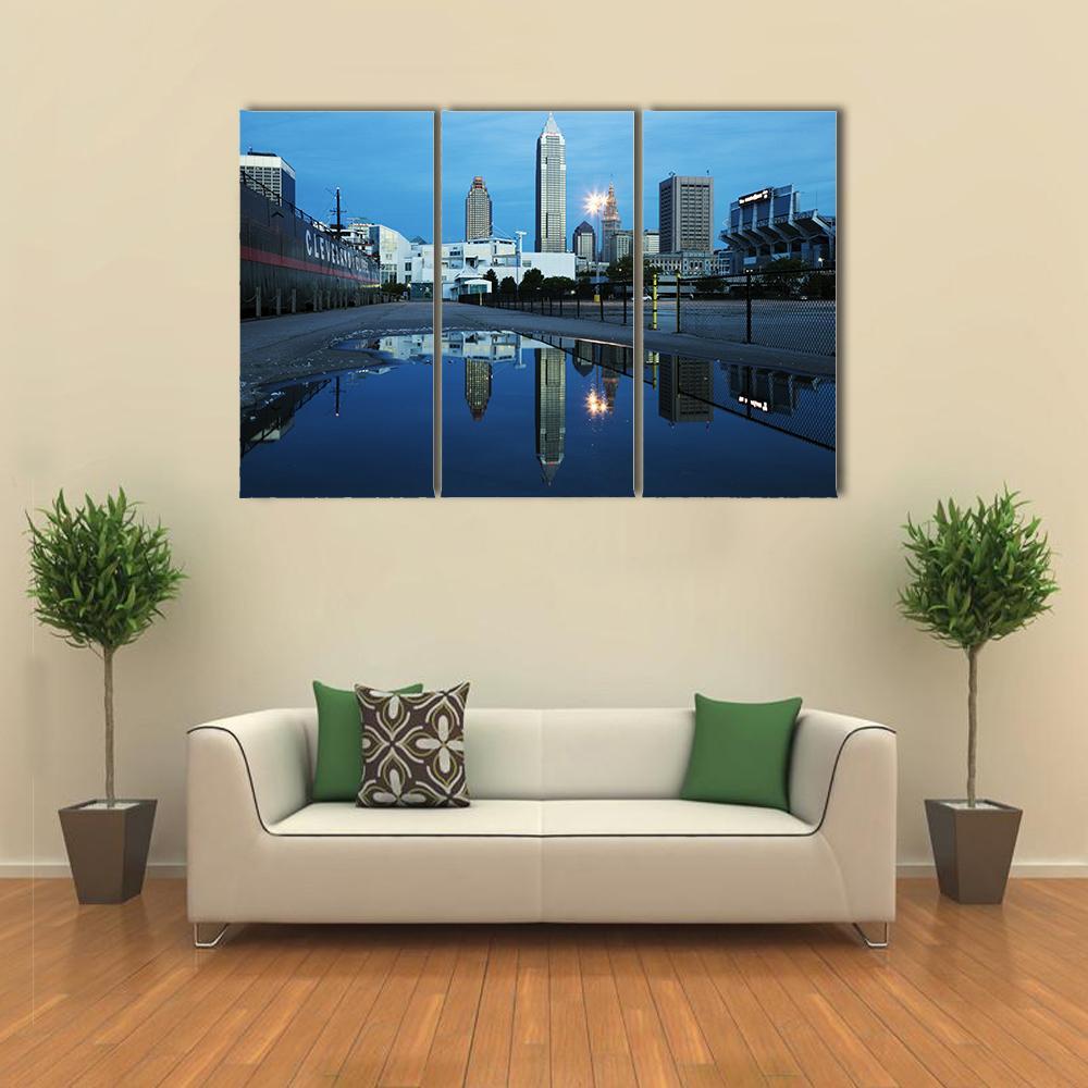 Steamship William G Mather Maritime Museum Canvas Wall Art-3 Horizontal-Gallery Wrap-37" x 24"-Tiaracle