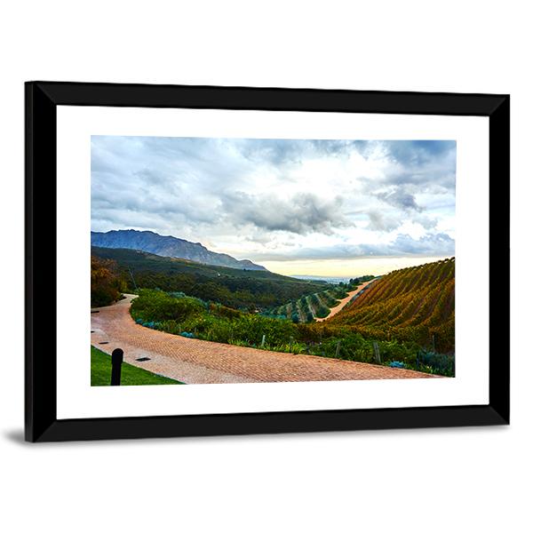 Stellenbosch Town In South Africa Canvas Wall Art-3 Horizontal-Gallery Wrap-25" x 16"-Tiaracle