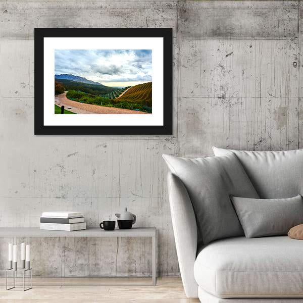 Stellenbosch Town In South Africa Canvas Wall Art-3 Horizontal-Gallery Wrap-25" x 16"-Tiaracle