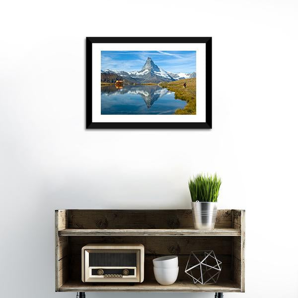Stellisee Lake Canvas Wall Art-3 Horizontal-Gallery Wrap-25" x 16"-Tiaracle