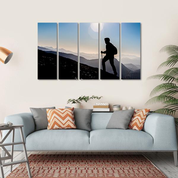 Step Into Success Canvas Wall Art-5 Horizontal-Gallery Wrap-22" x 12"-Tiaracle