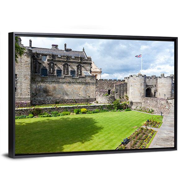 Stirling Castle Canvas Wall Art-3 Horizontal-Gallery Wrap-25" x 16"-Tiaracle